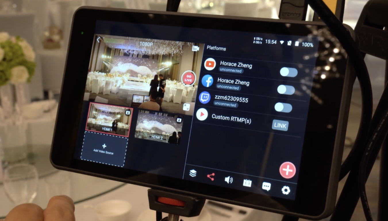 How to livestream a wedding with YoloBox/Pro? -